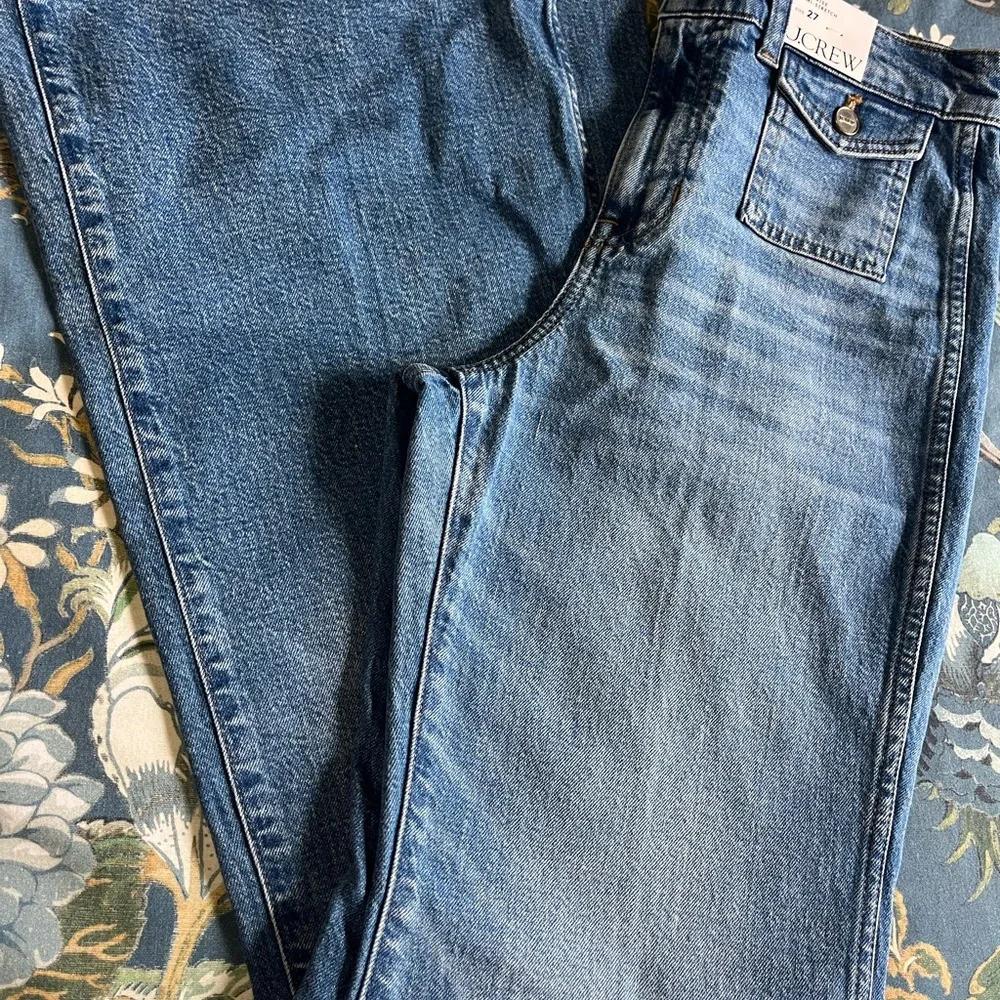 J Crew Vintage Flare Jean with Flap Pockets Size 27 NWT $158 Bangkok Wash Womens - Picture 8 of 15